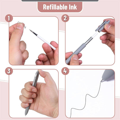 Retractable Gel Pens 6 Pack