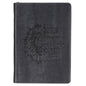 Journal Classic Zip Gray Be Strong Joshua 1:9