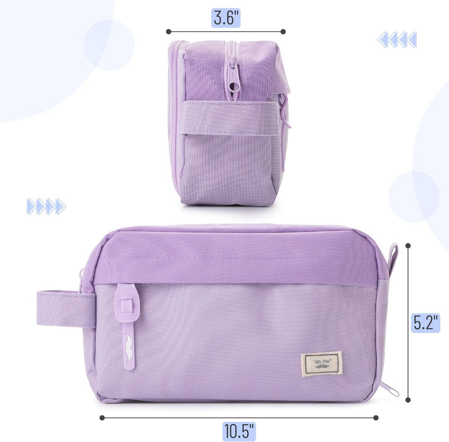 Large Capacity Pencil Case 5 Colors