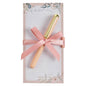 Magnetic Shopping List w/pen Be Still Pink/Blue Floral