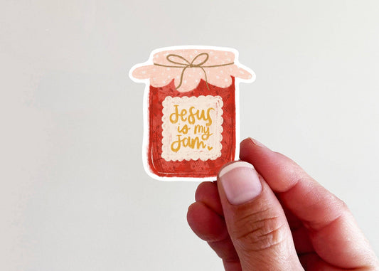 Jesus is My Jam Vinyl Sticker
