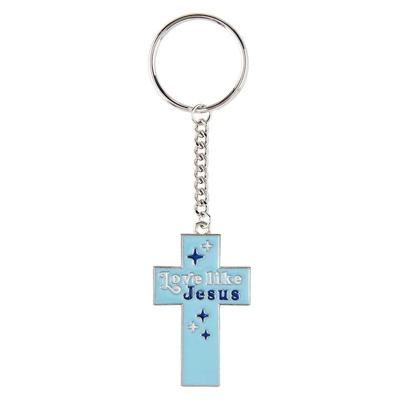 Enamel Keychains- Love Like Jesus