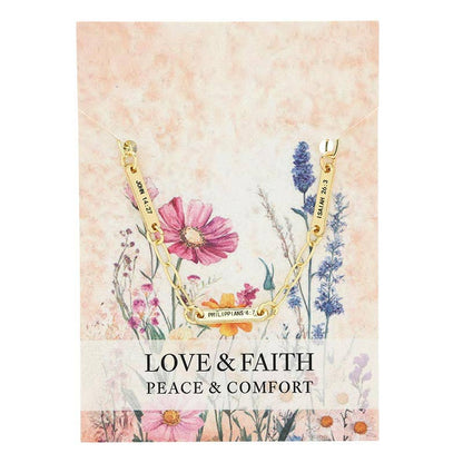 Reference Bracelet Display - Love & Faith