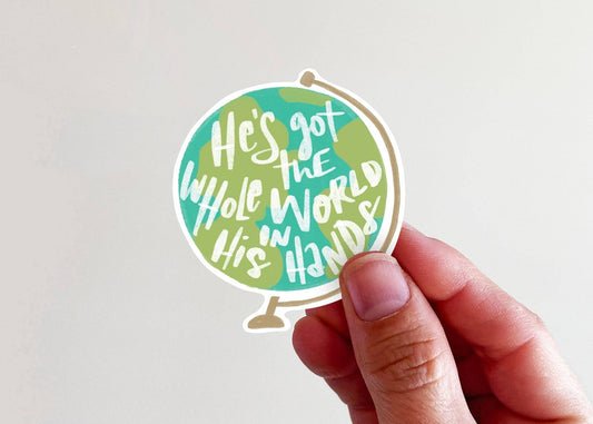 He's Got the Whole World in His Hands Sticker