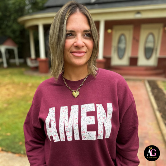 Amen Floral Sweatshirt