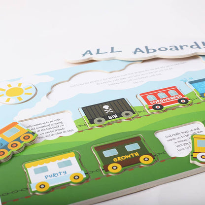 Wooden Puzzle  - Chunky Pieces - Plan of Salvation Train