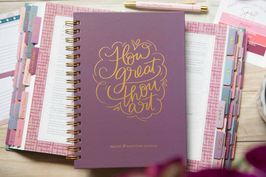 How Great Thou Art Womens Prayer Journal | Guided Prayer Journal