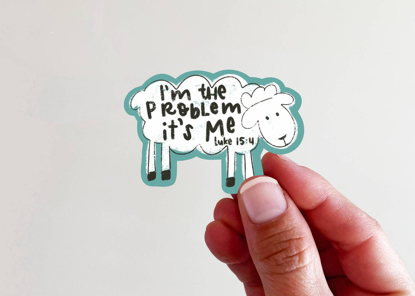 I'm the Problem Sheep Vinyl Sticker