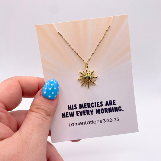New Mercies Charm Necklace