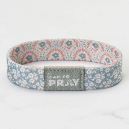 Tap To Pray® Wristband – Boho Bouquet