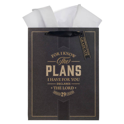 Gift Bag LG Portrait I Know the Plans Jer. 29:11
