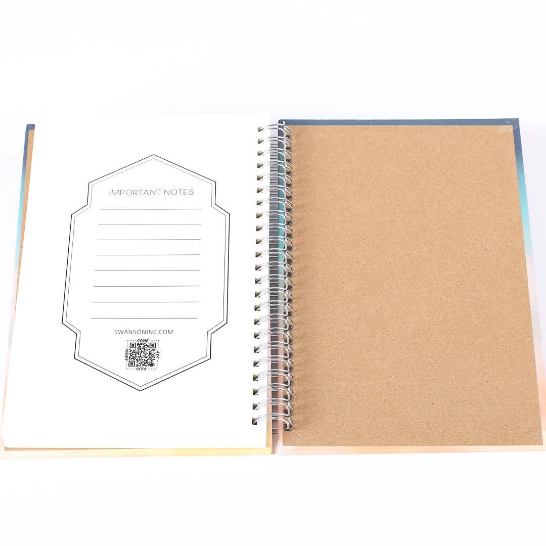 Spiral Bound Journal -  Here & Now - 196 Pages