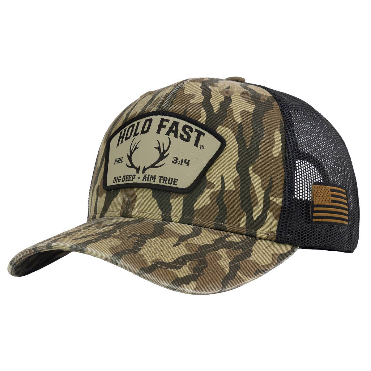 Hold Fast Mens Cap Dig Deep Antler Camo
