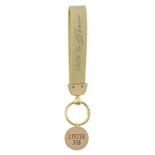 Keychain Wristlet Grow In Grace 2 Peter 3:18