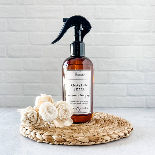 Amazing Grace Room & Linen Spray | Non-Toxic & Long-Lasting | Made with Just 3 Ingredients