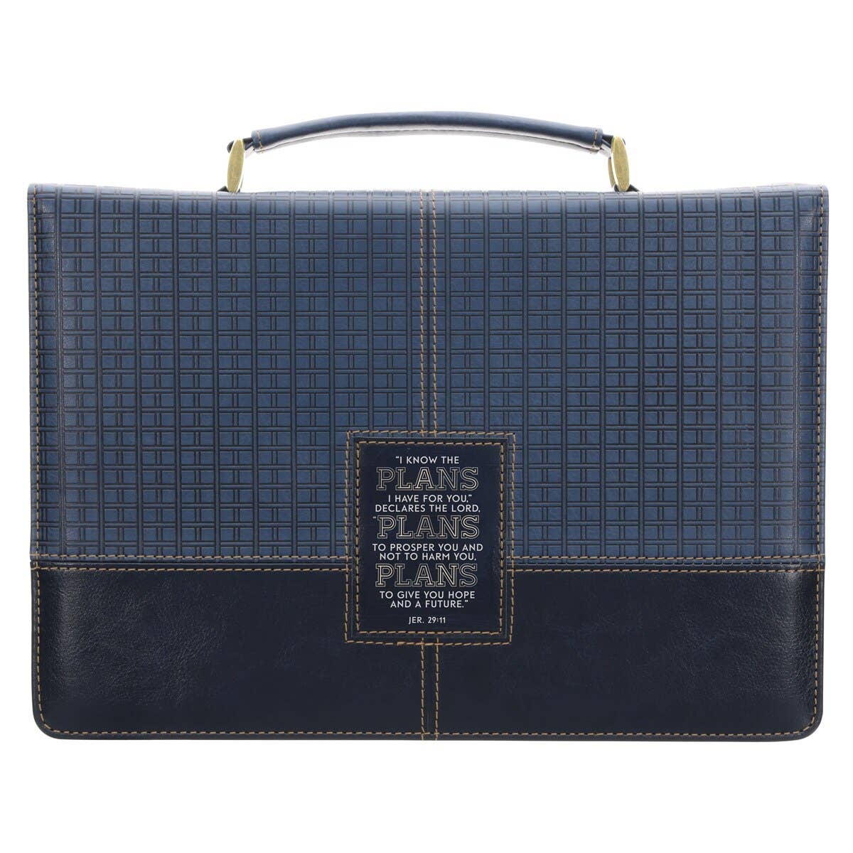 Bible Cover Classic Navy Grad Plans Jer. 29:11