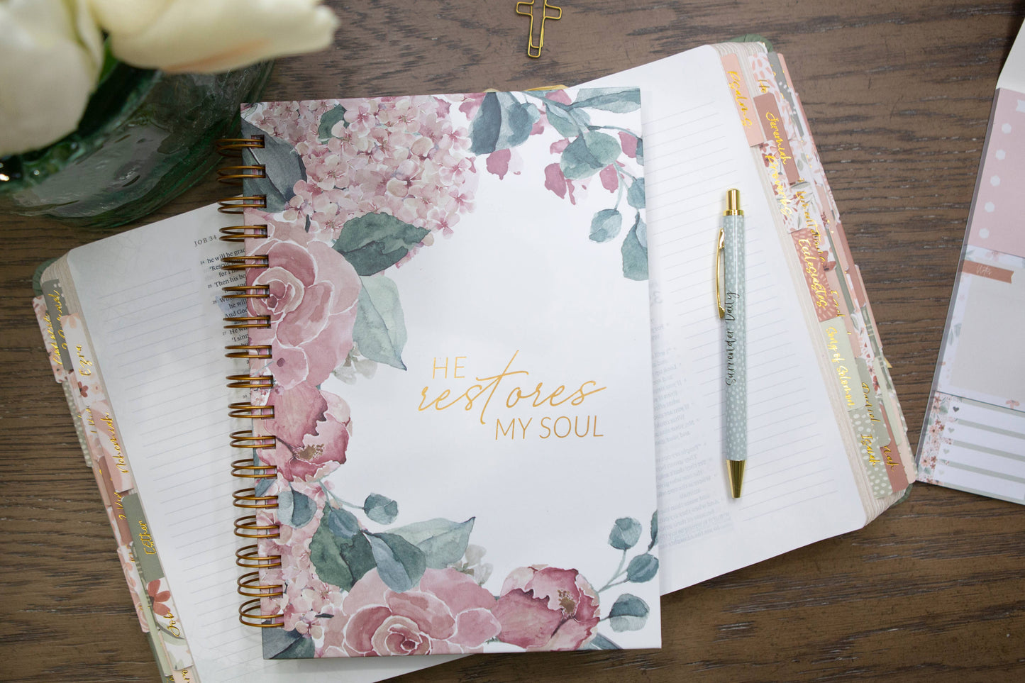 He Restores My Soul Prayer Journal | Womens Prayer Journal