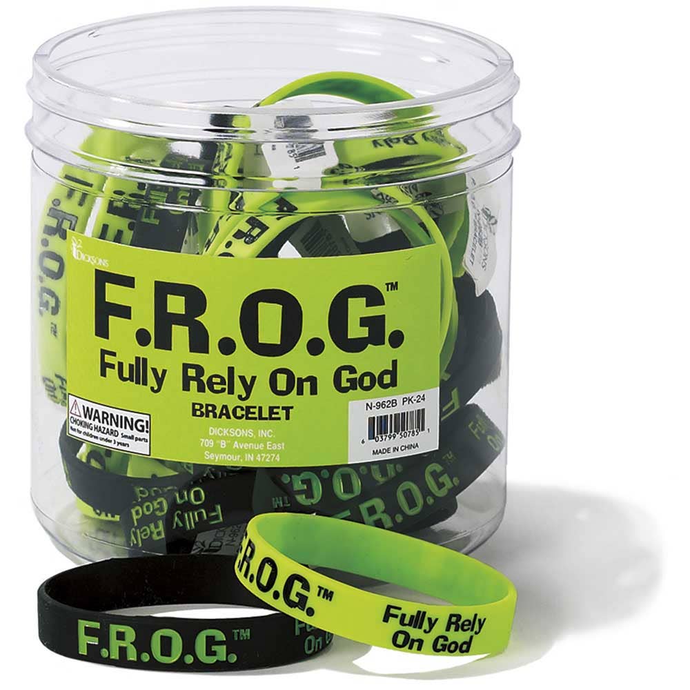F.R.O.G. Silicone Bracelets Tub