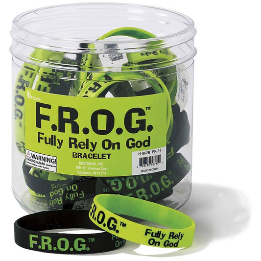 F.R.O.G. Silicone Bracelets Tub