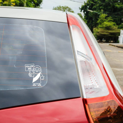 Decal Vinyl Follow Me