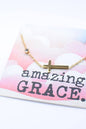 Amazing Grace Cross Necklace