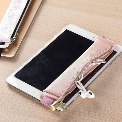 Adjustable Leather Pen Holder - 2 Pack