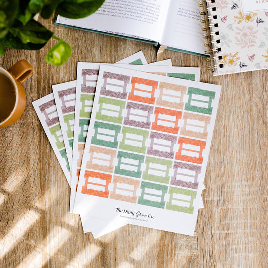 Blank Bible Tabs | Peony