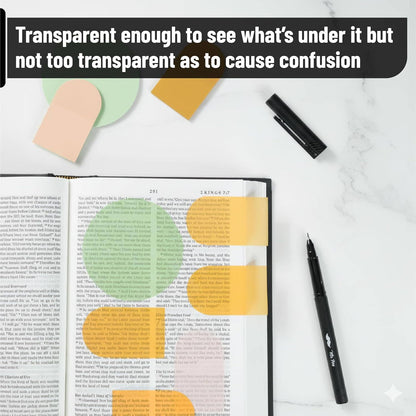 Bible Transparent Sticky Notes 150 Sheets