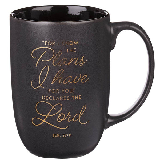 Mug Black/Gray  I Know the Plans Jer. 29:11