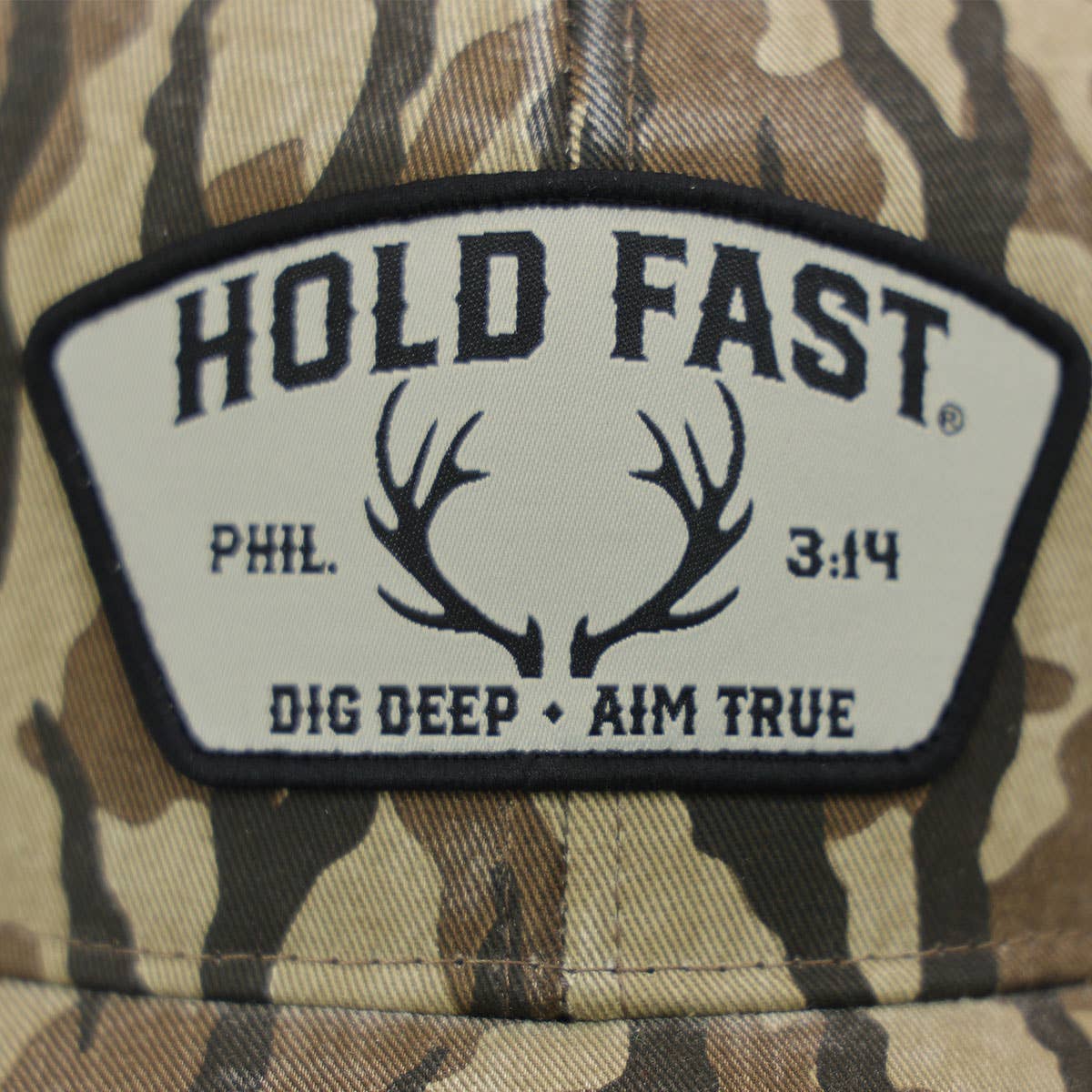 Hold Fast Mens Cap Dig Deep Antler Camo
