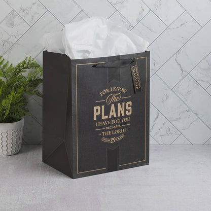 Gift Bag LG Portrait I Know the Plans Jer. 29:11