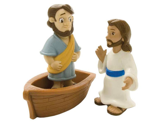 Toy Figurine - Jesus Walks On Water