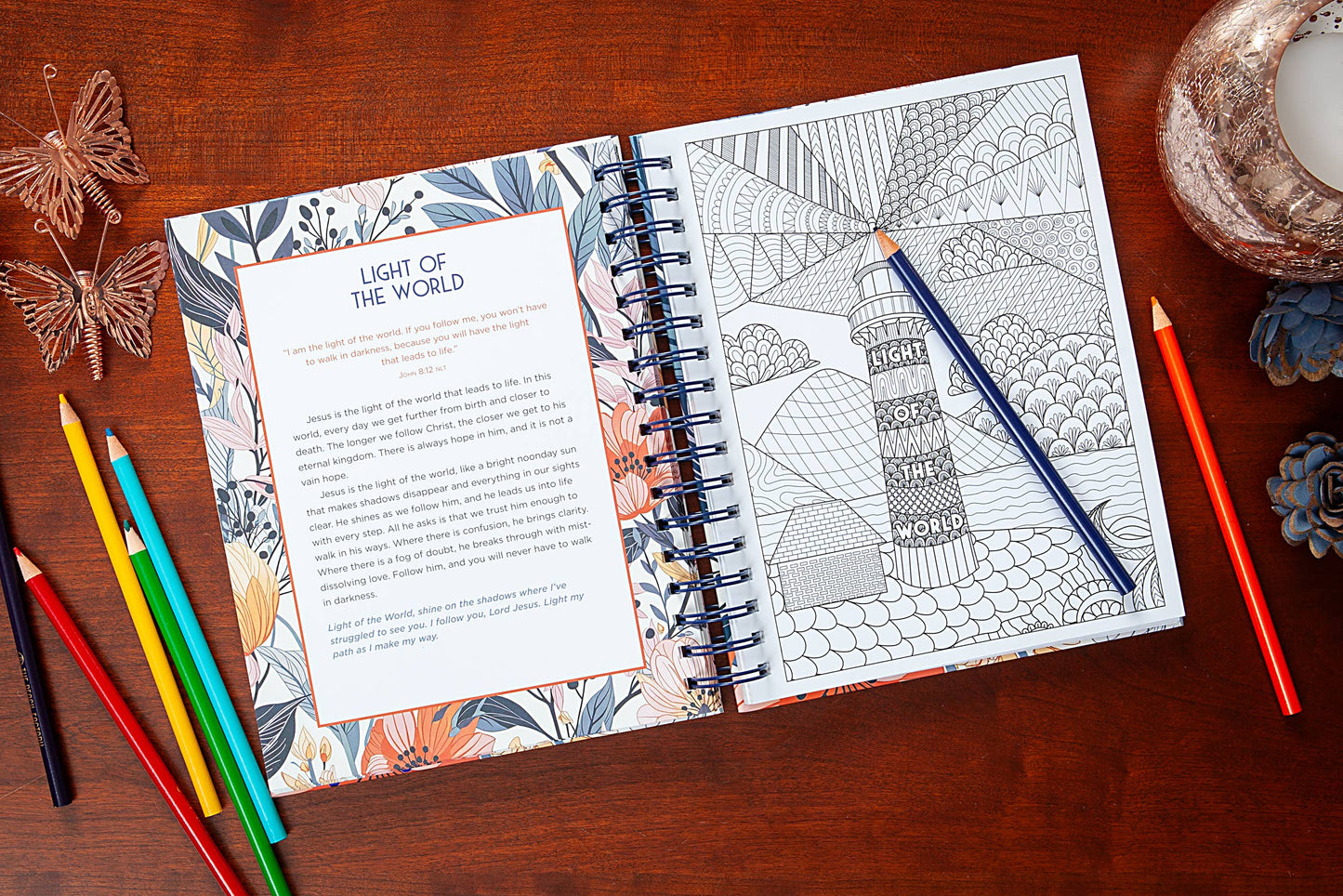 In Jesus' Name Devotional Coloring Book