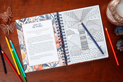 In Jesus' Name Devotional Coloring Book