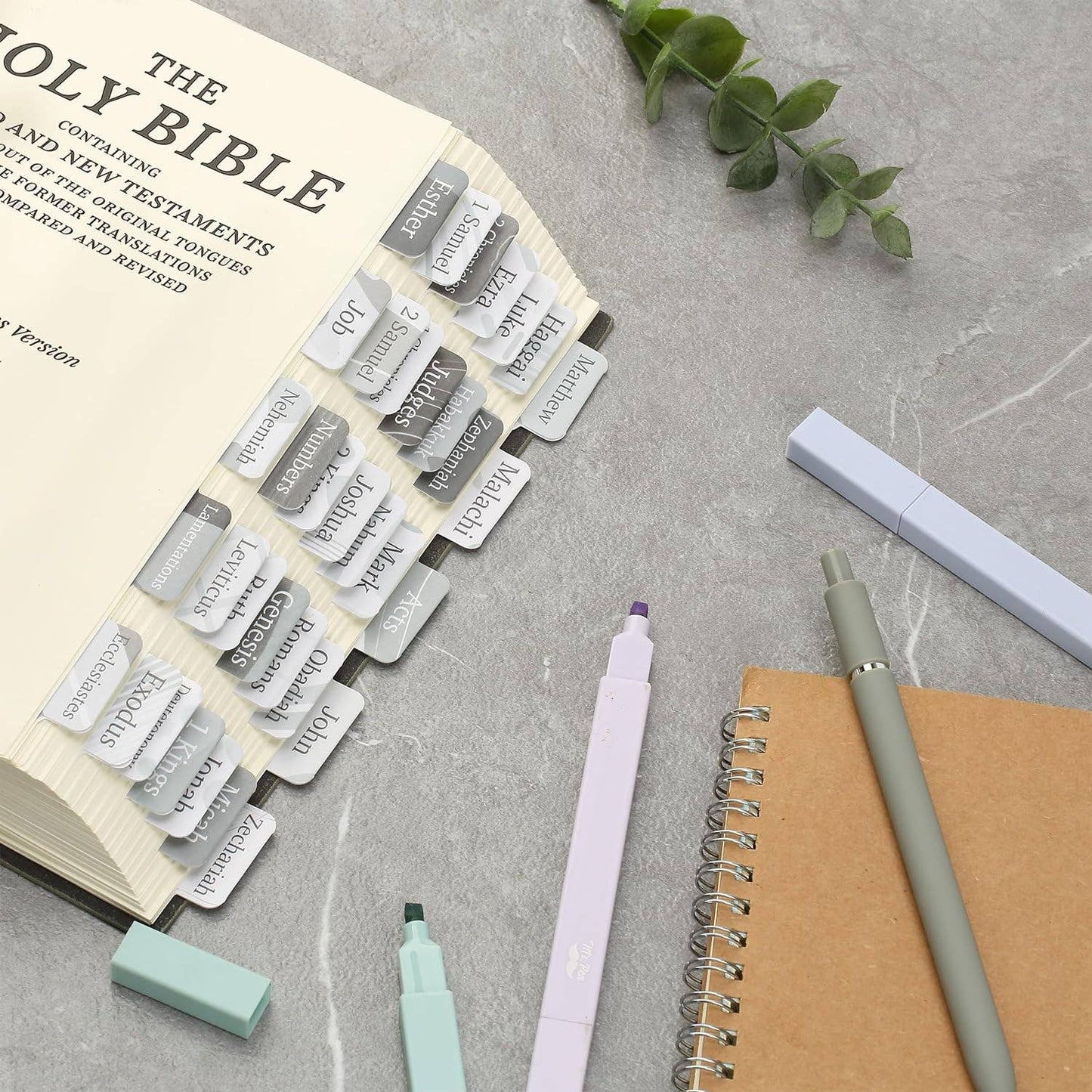 Mr. Pen Gray Bible Tabs