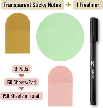 Bible Transparent Sticky Notes 150 Sheets