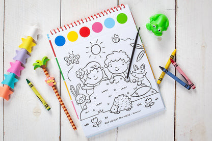Cozy Club Bible Friends Art Pad