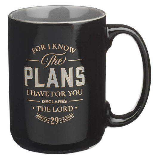 Mug Black I Know the Plans Jer. 29:11