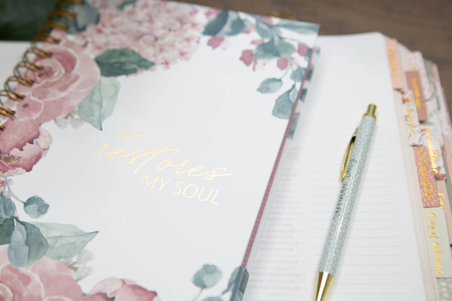 He Restores My Soul Prayer Journal | Womens Prayer Journal