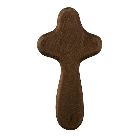 Handheld Cross - Dark Wood
