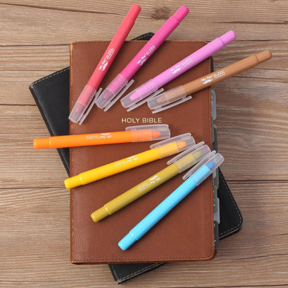 Gel Bible Highlighters 8 Pack No Bleed