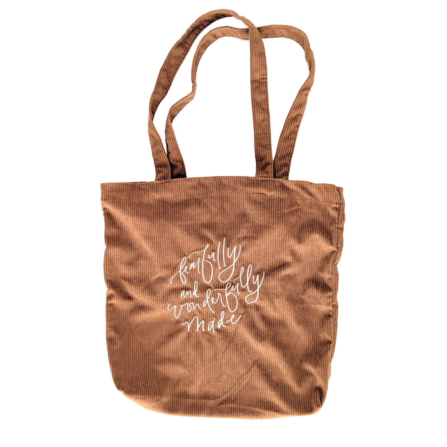 Wonderfully Made Corduroy Tote Bag