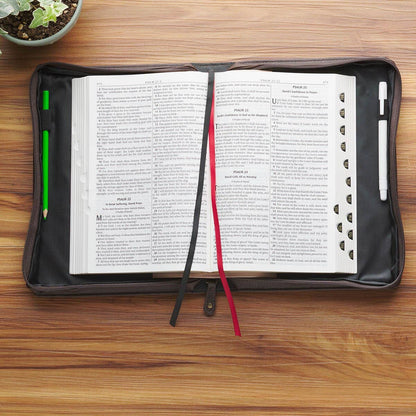 Bible Cover Classic Brown I Know the Plans Jer. 29:11