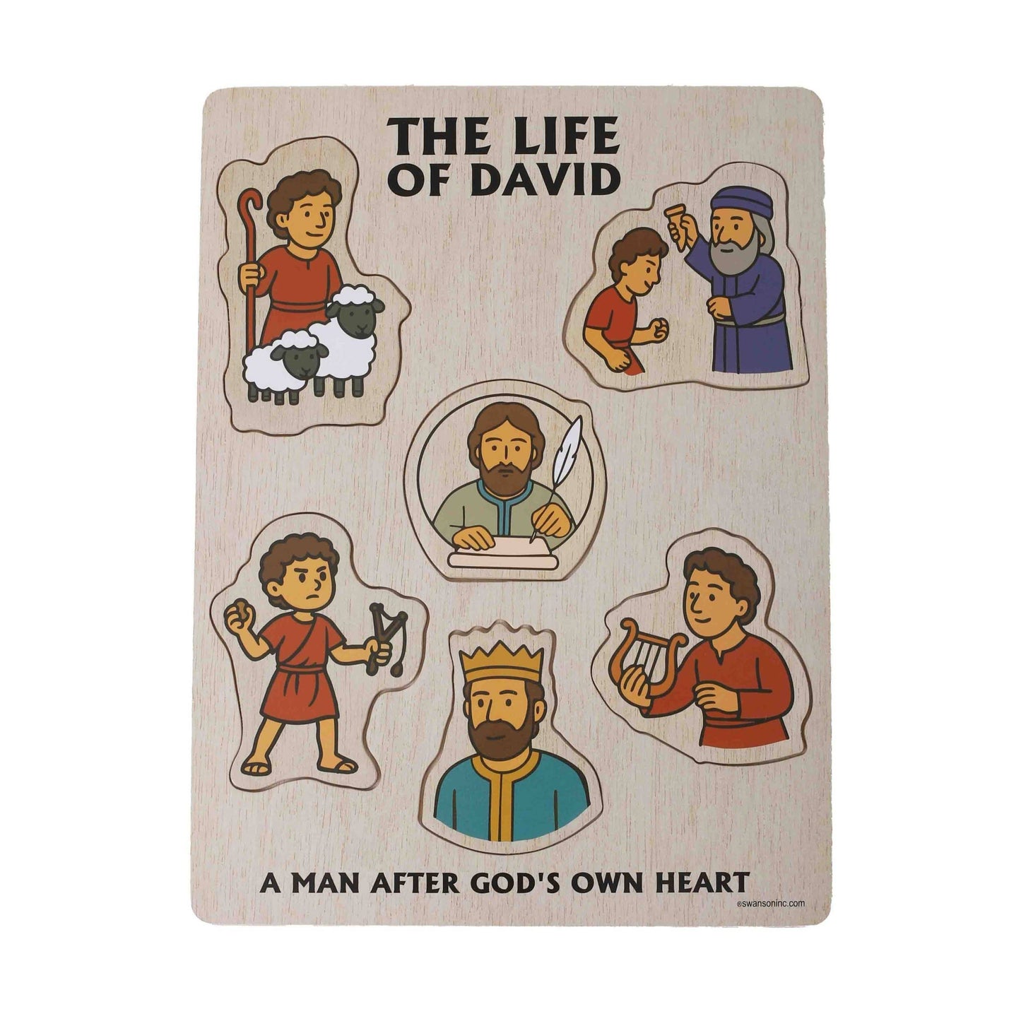 Puzzle Wood Life Of David