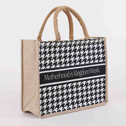 Tote Canvas Motherhood Is Kingdom Work
