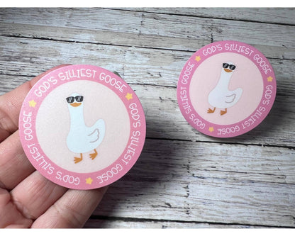 God's Silliest Goose Sticker