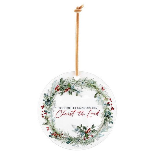 Ornament - O Come Let Us Adore Him