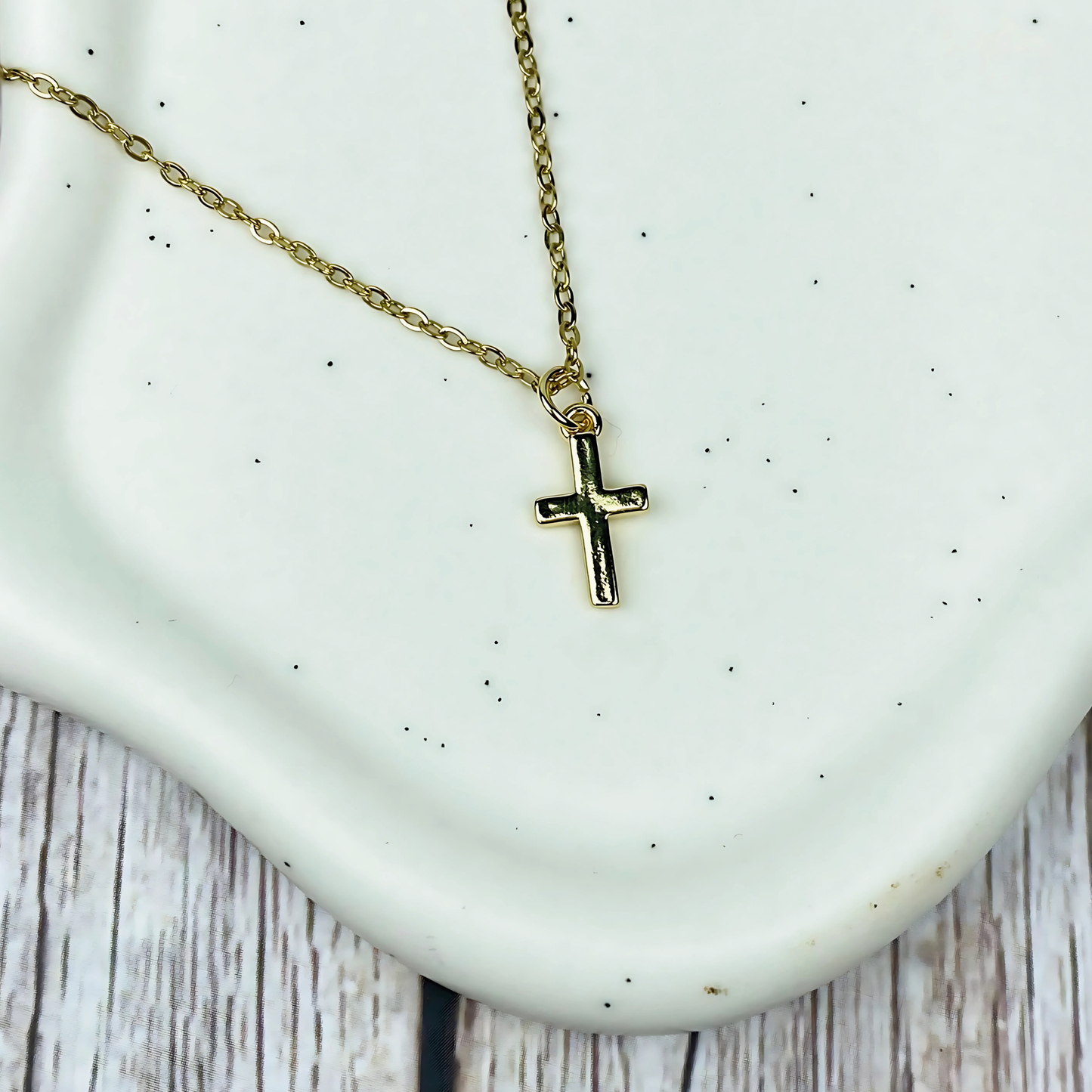 And If Not Cross Charm Necklace