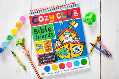 Cozy Club Bible Friends Art Pad