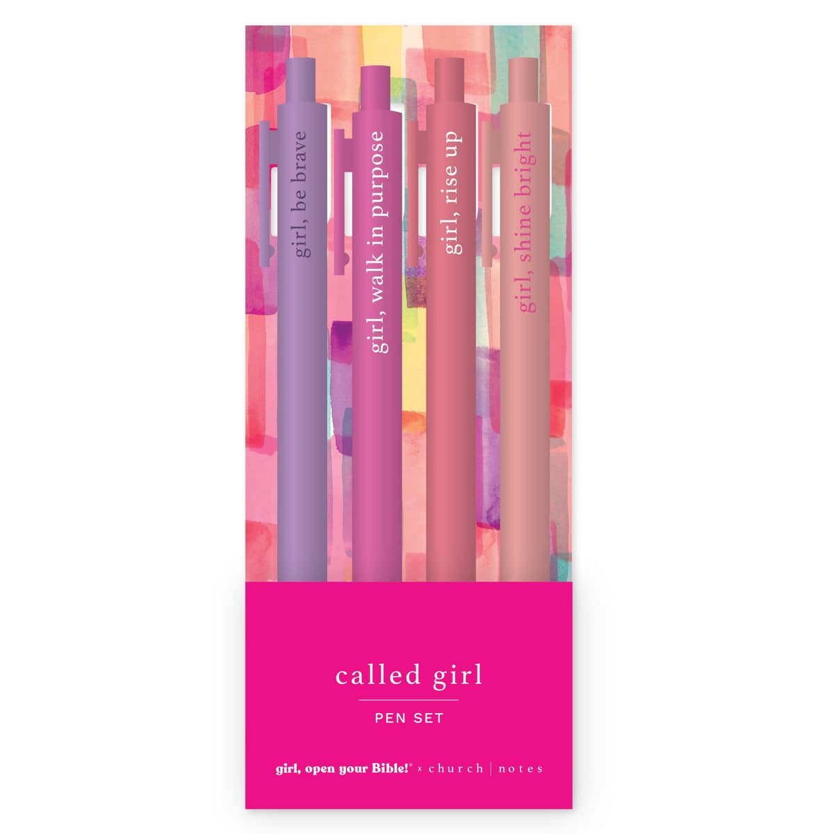 Called Girl Bible Study Pen Set - Girl, Open Your Bible!